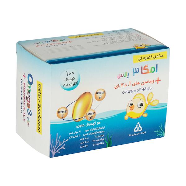 کپسول امگا 3 پلاس داروسازی دانا بسته 100 عددی