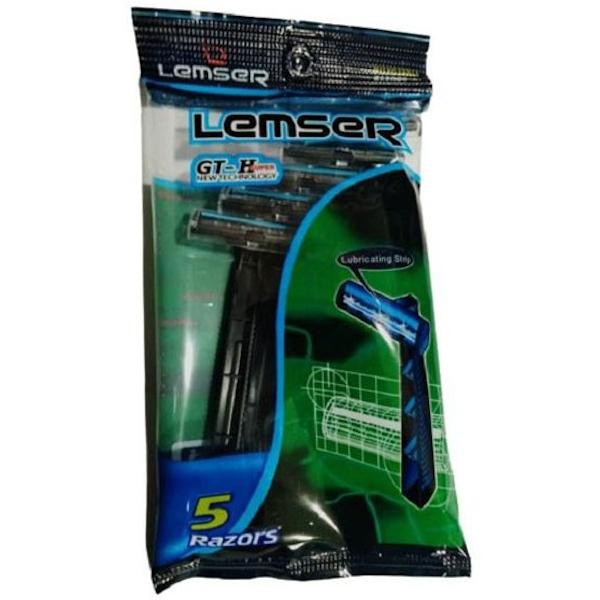 تیغ اصلاح لمسر 2لبه 5 عددی