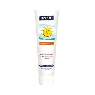 لوسیون ضد آفتاب کودک SPF40 ایروکس 60 میل لیتر