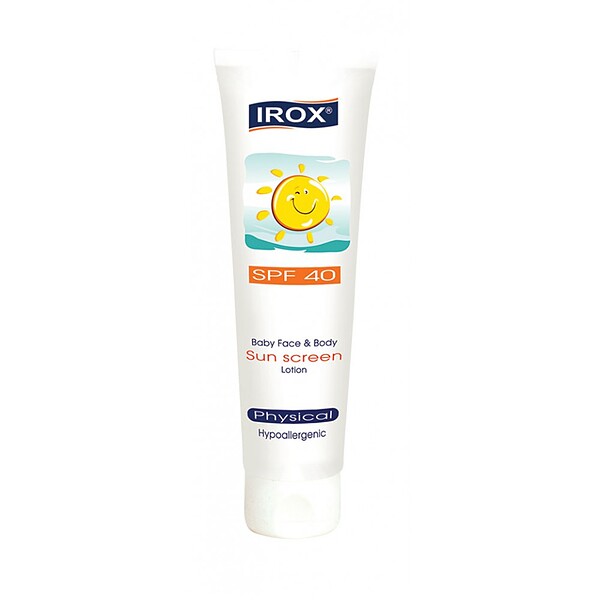 لوسیون ضد آفتاب کودک SPF40 ایروکس 60 میل لیتر