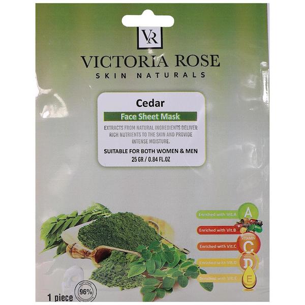 ماسک ورقه ای صورت سدر ویکتوریا رز ۲۵ گرم