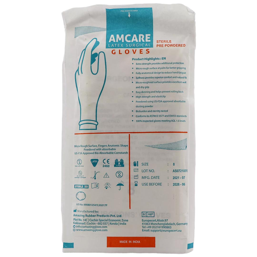 دستکش جراحی 8 امکر