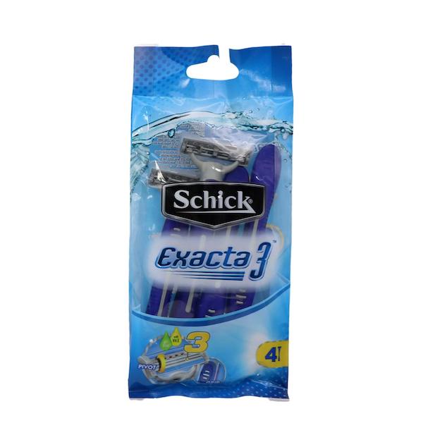 خودتراش مردانه اگزکتا 3 لبه شیک 4 عددی