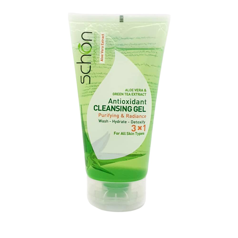 ژل شستشوی صورت شون حاوی آلوئه ورا و چای سبز 150 میلی لیتر