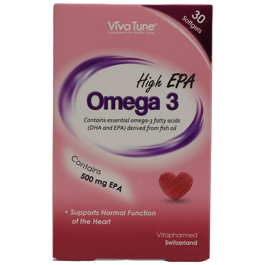 سافت ژل امگا 3 ای پی ای بالا ویواتون 30 عددی