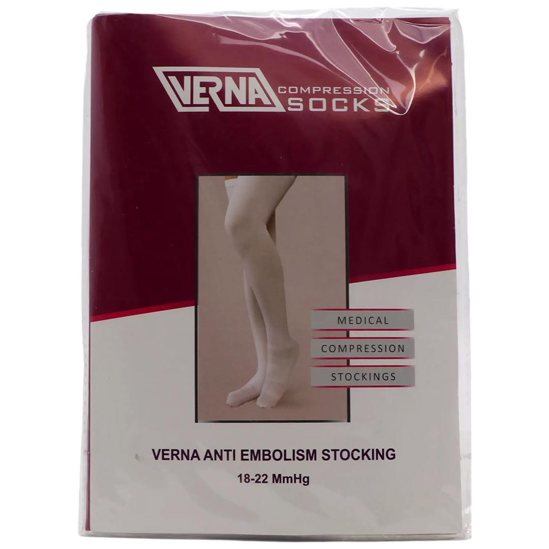 جوراب ضد آمبولی ای دی سایز متوسط ورنا