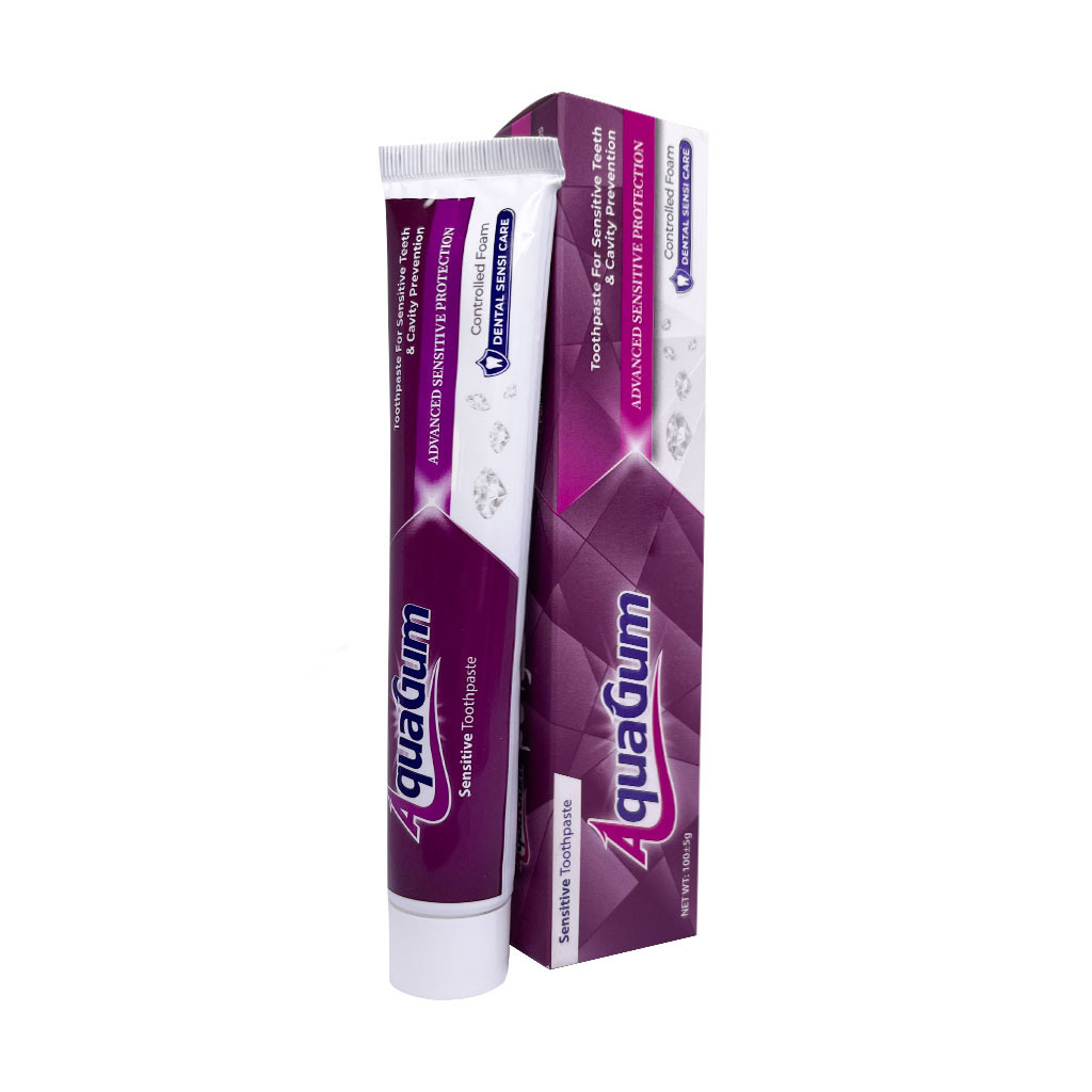 خمیر دندان روزانه مناسب دندان های حساس 100 گرم آکواگام