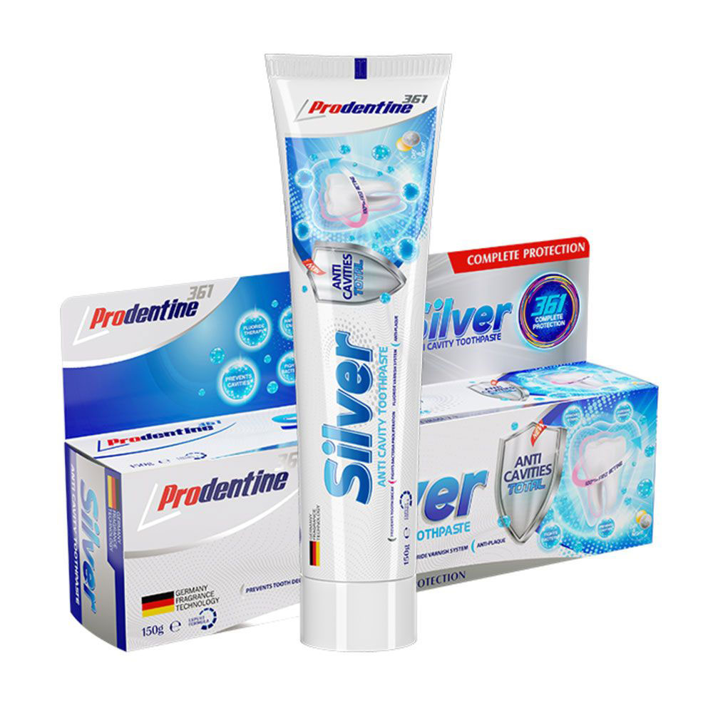 خمیر دندان کامل حاوی سیلور جهت جلوگیری از پوسیدگی دندان 150 میل پرودنتین
