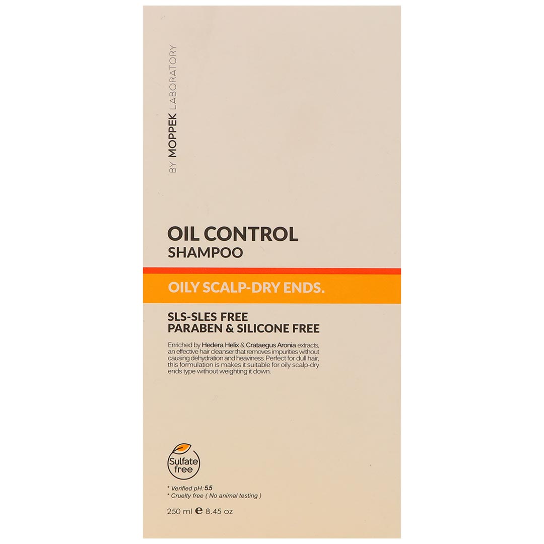 شامپو متعادل کننده چربی موپک مناسب پوست سر چرب با موهای خشک 250 میل