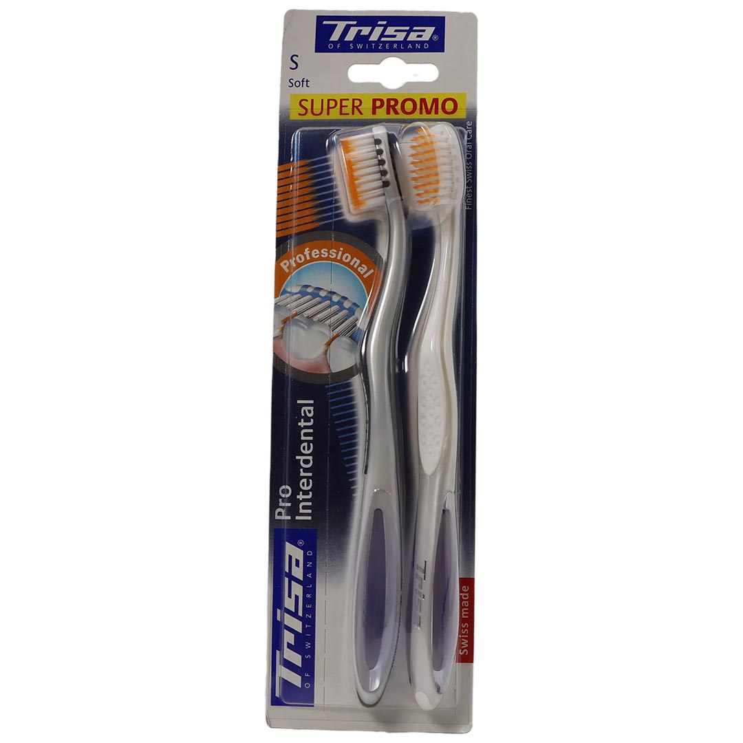 مسواک پرو اینتردنتال نرم 2 عددی تریزا