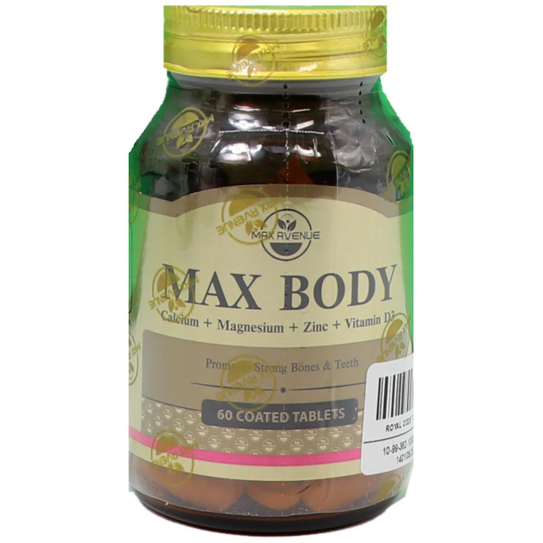 مکسی بادی قرص خوراکی 60 عددی وانا دارو – مکس اونیو