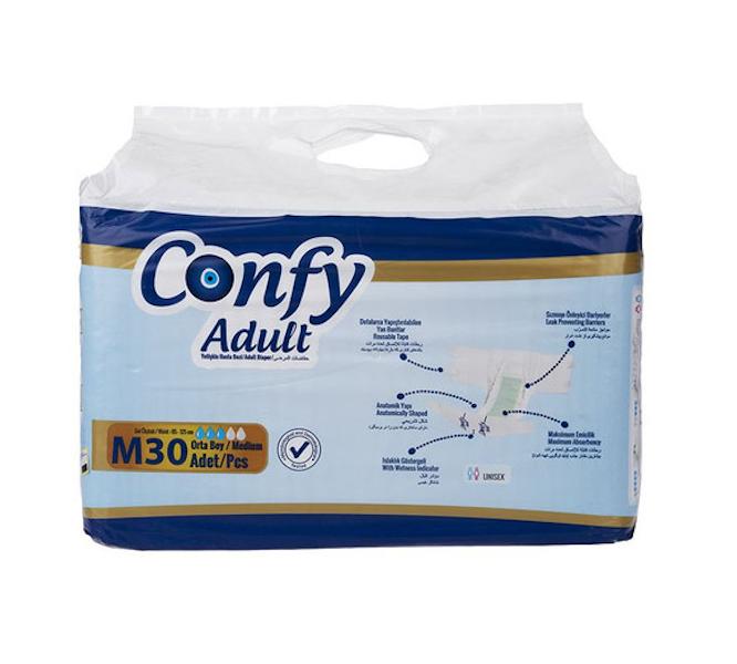 پوشک بزرگسال استرچ سایز مدیوم 30 عددی کانفی