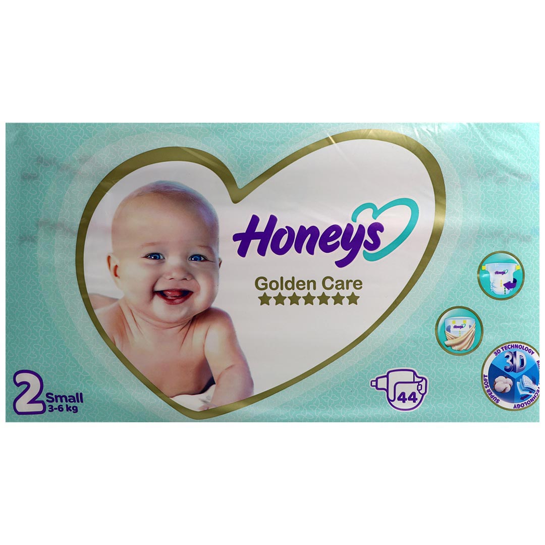 پوشک کامل بچه سایز 2 نرمال مناسب 3 تا 6 کیلوگرم 44 عددی هانیز