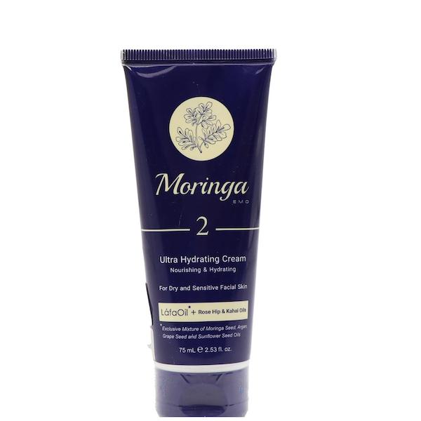 کرم دست و صورت آبرسان اِمو مناسب پوست خشک و حساس 75 میل مورینگا امو