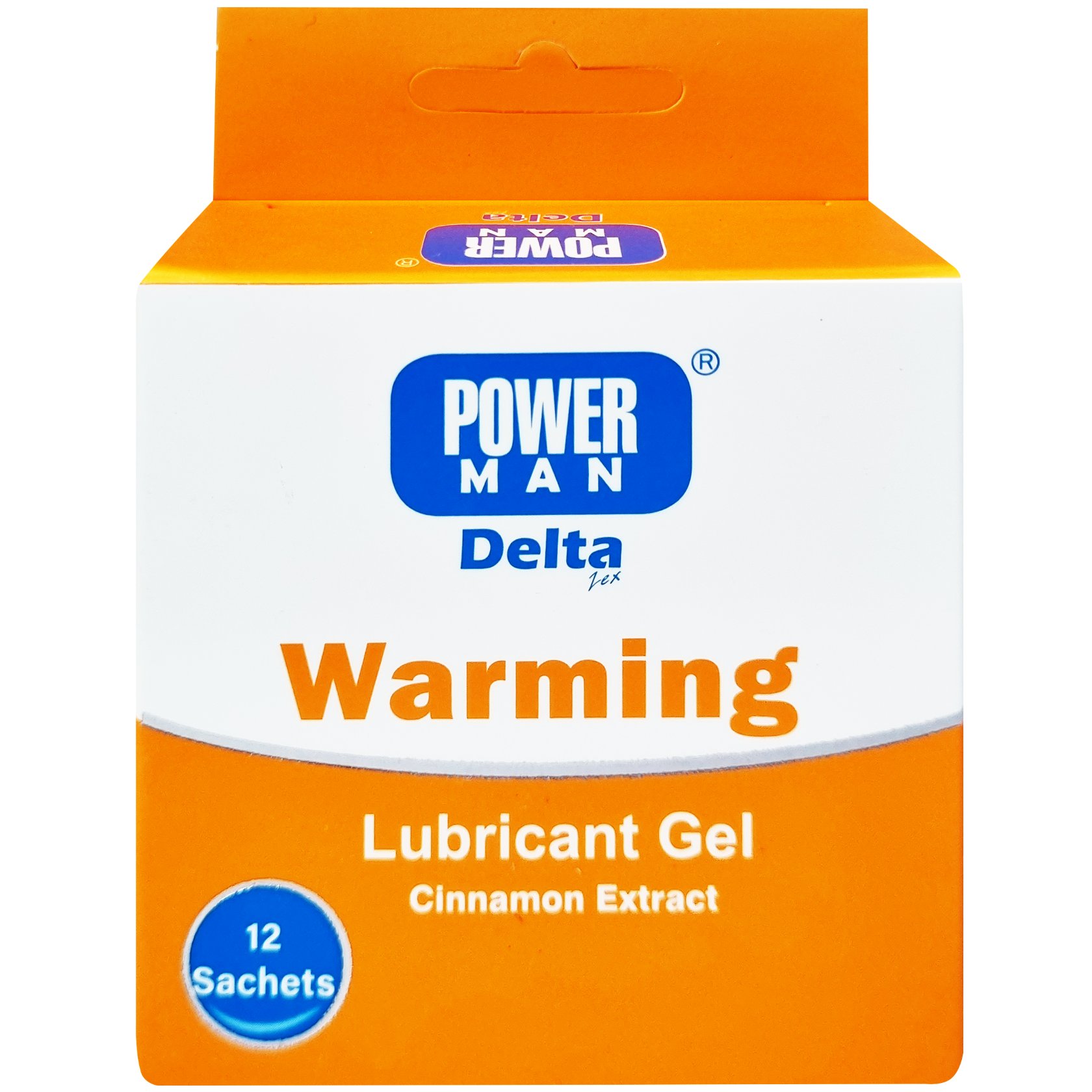 ساشه ژل گرم کننده Warming پاورمن دلتازکس دلتا دارو 12 عدد