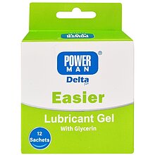 ساشه ژل روان کننده Easier پاورمن دلتا دارو 12 عدد