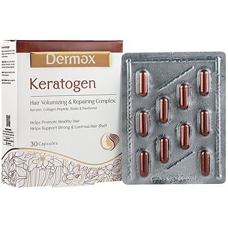 درمکس کراتوژن مکمل کراتین و پپتاید کپسول 30 عددی