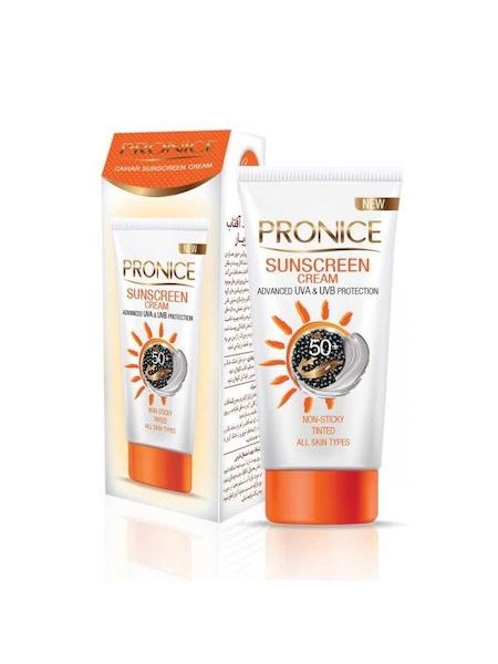 پرونایس کرم ضد آفتاب خاویار رنگی بژ طبیعی