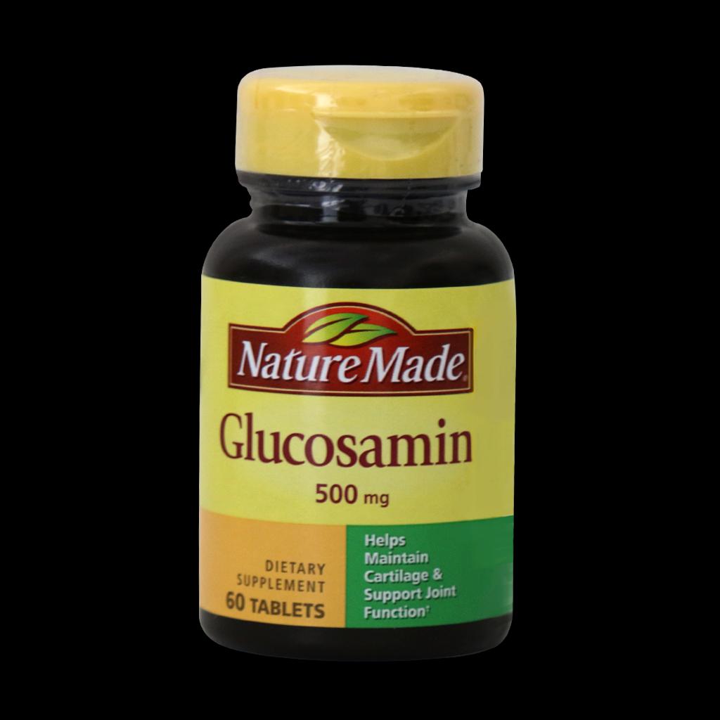 قرص گلوکزآمین نیچرمید ۵۰۰ میلی گرم ۶۰ عددی