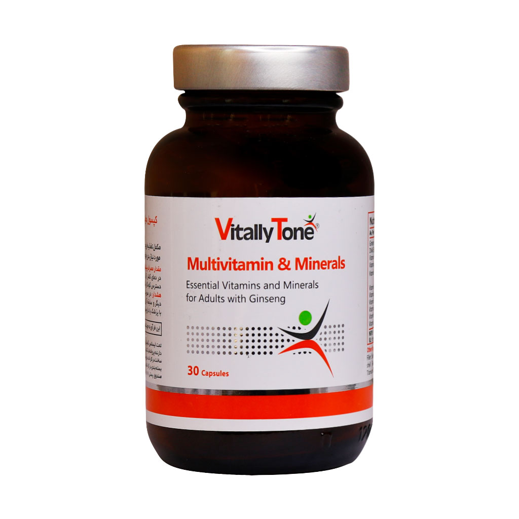 کپسول ژلاتینی نرم مولتی ویتامین و مینرال ویتالی تون 30 عدد