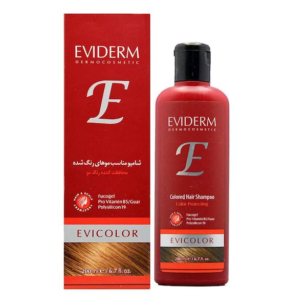 اویدرم شامپو اویکالر محافظت کننده رنگ مو مناسب موهای رنگ شده 250 م ل
