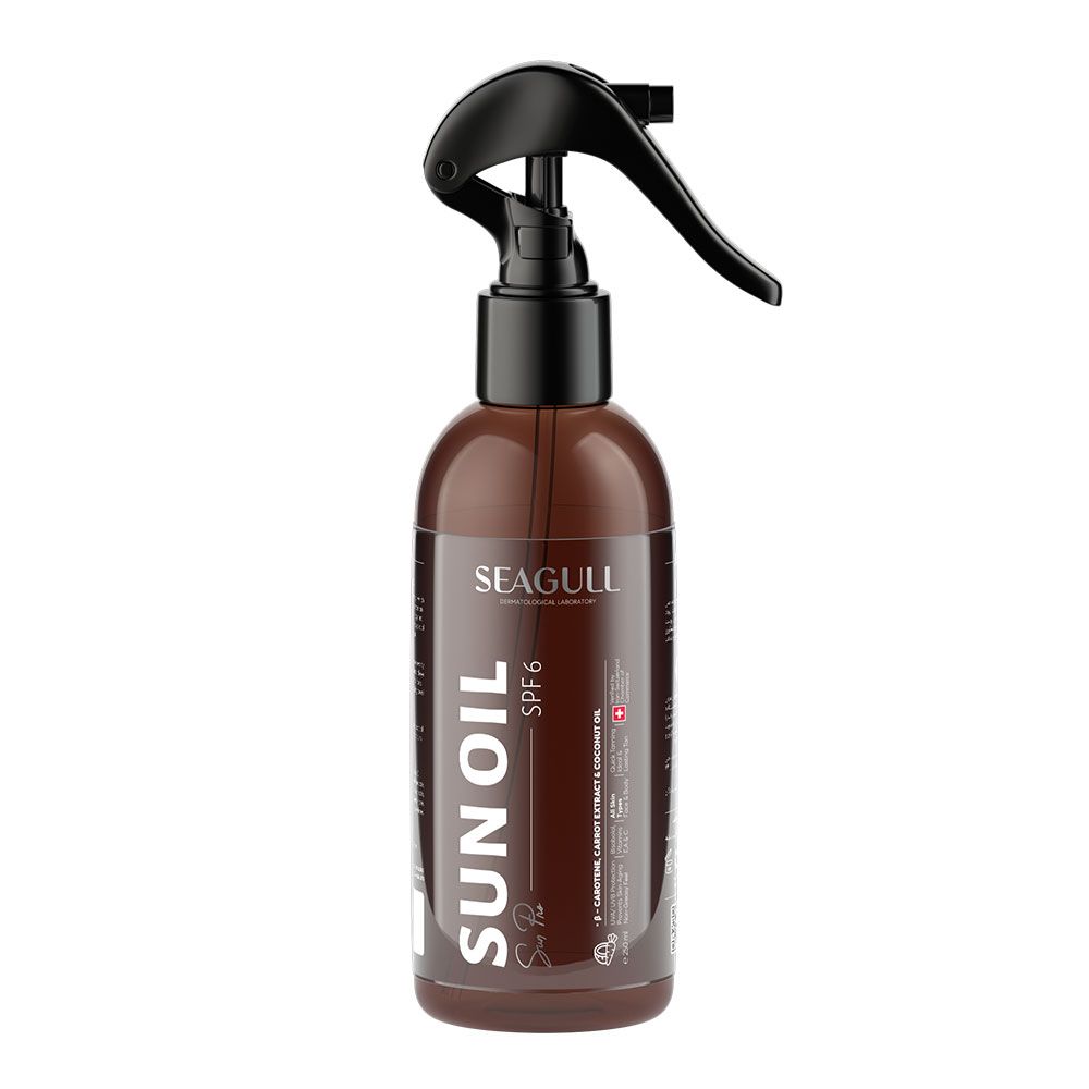 سی گل روغن برنز کننده و ویتامینه SPF 6  میلی 250