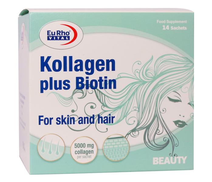 ساشه کلاژن پلاس بیوتین یوروویتال 14 عددی