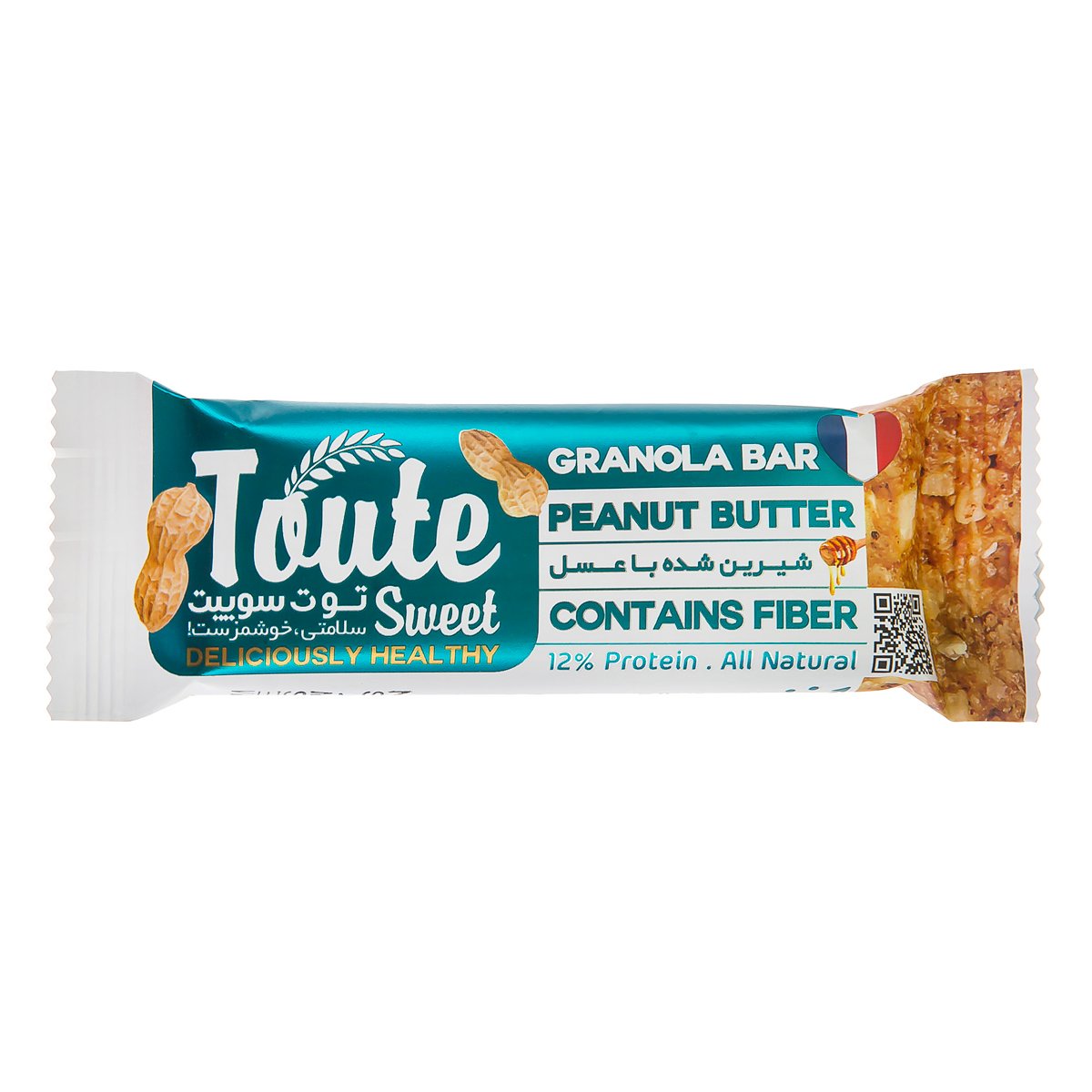 بار فشرده جو پرک با کره بادام زمینی