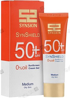 ژل-کرم ضد آفتاب رنگی SPF 50 فاقد چربی پوست چرب ساین شیلد ساین اسکین