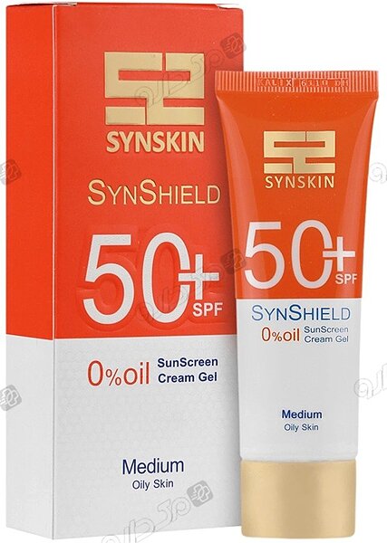 ژل-کرم ضد آفتاب رنگی SPF 50 فاقد چربی پوست چرب ساین شیلد ساین اسکین