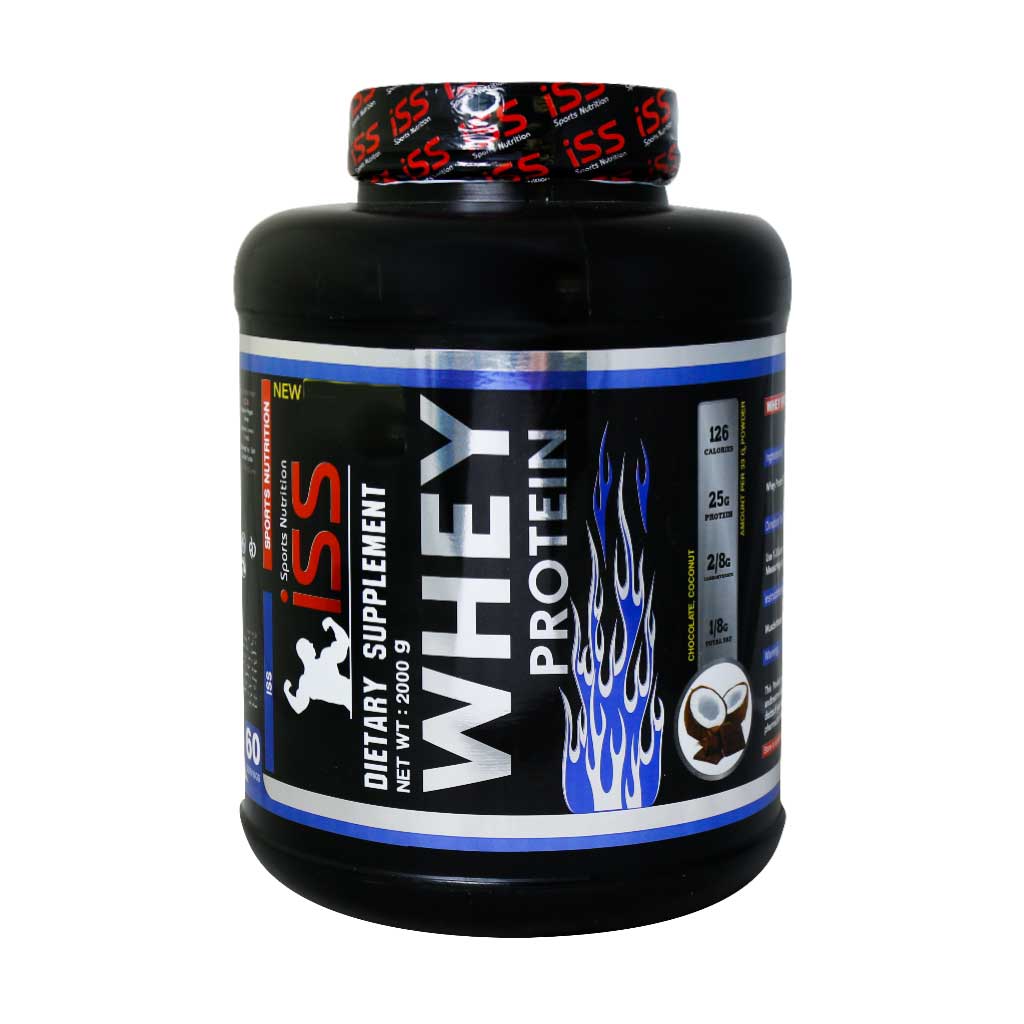 پودر وی پروتئین آی اس اس 2000 گرم (با طعم نارگیل)