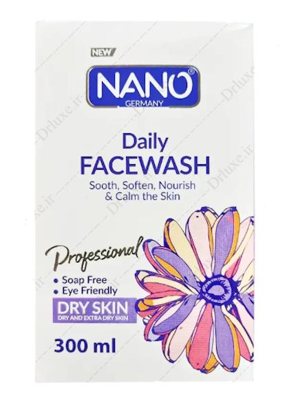 ژل شستشوی صورت نانو مناسب پوست خشک 300 میلی لیتر