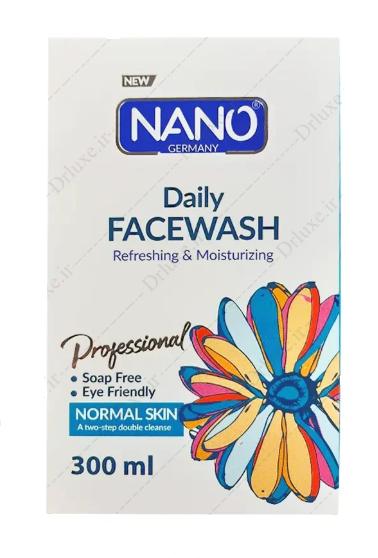 ژل شستشوی صورت نانو مناسب پوست نرمال 300 میلی لیتر