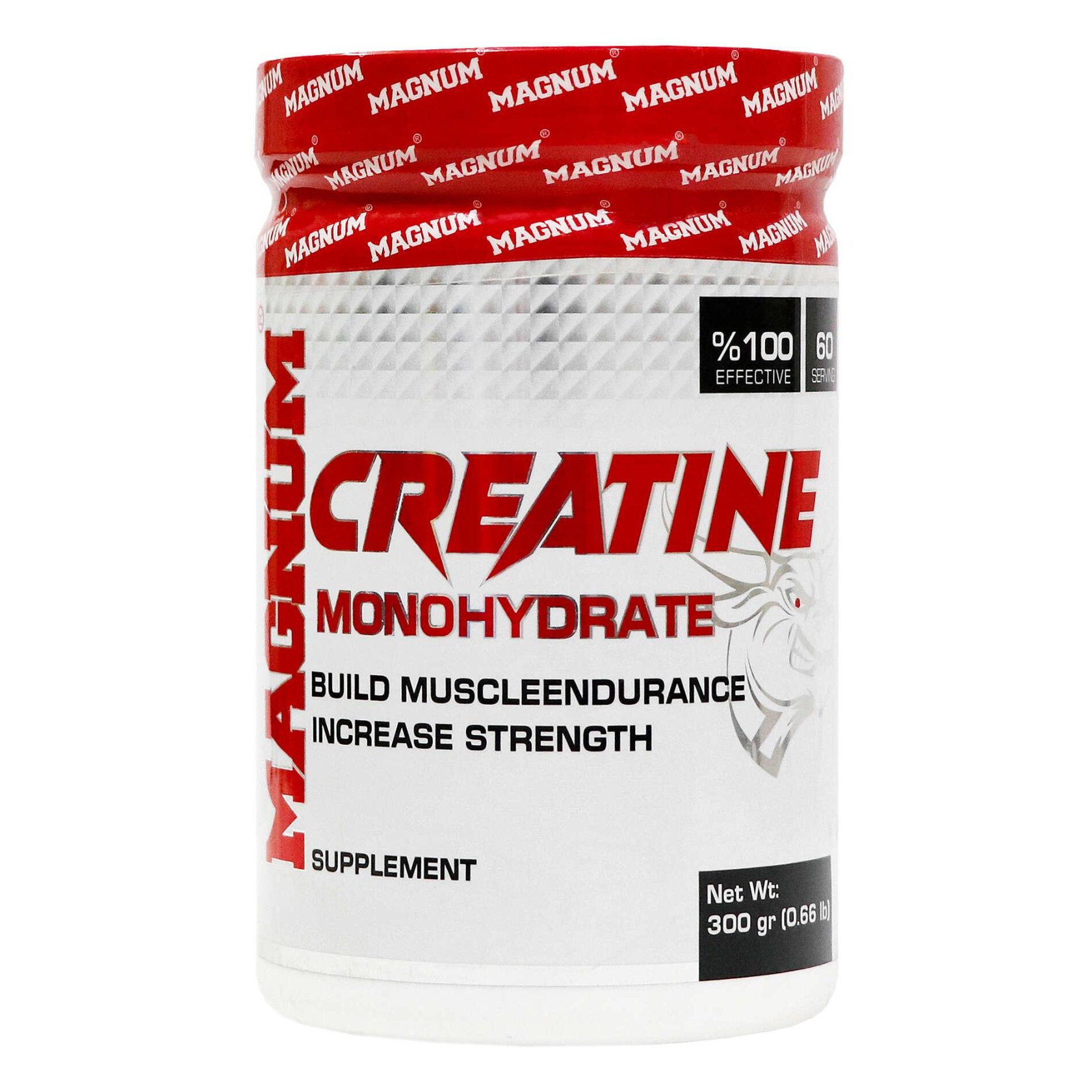 مگنوم پودر کراتین مونوهیدرات 300گرمی