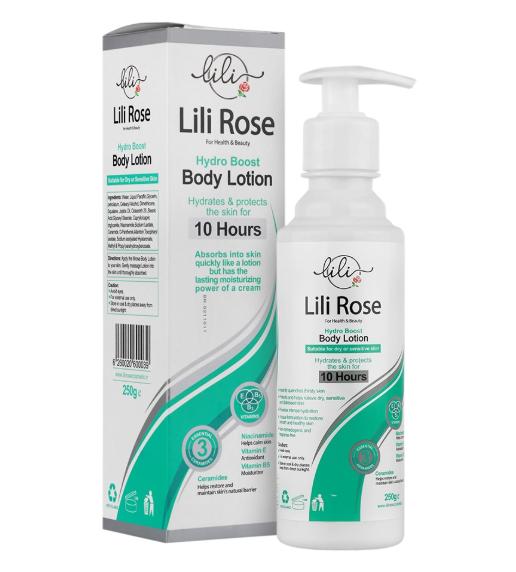 لوسیون آبرسان بدن هیدروبوست لی لی رز 250 گرم