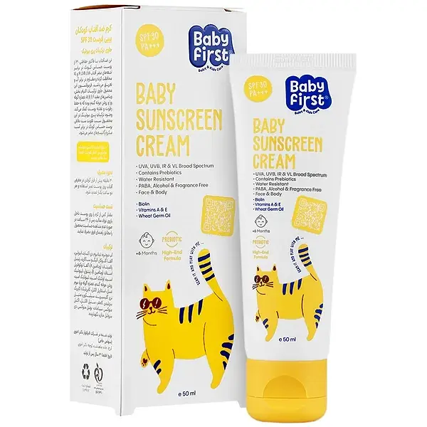 بیبی فرست کرم ضد آفتاب کودکان  SPF30