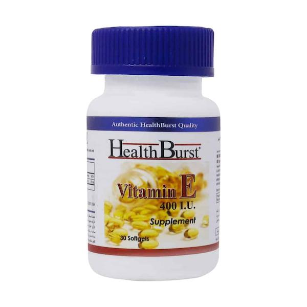 کپسول ژلاتینی ویتامین E 400 واحد هلث برست 30عددی