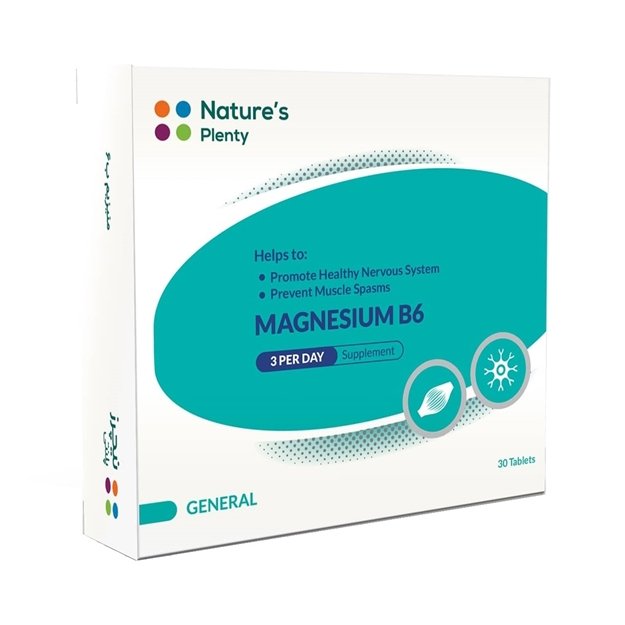 نیچرز پلنتی منیزیم ب6 قرص 30 عددی