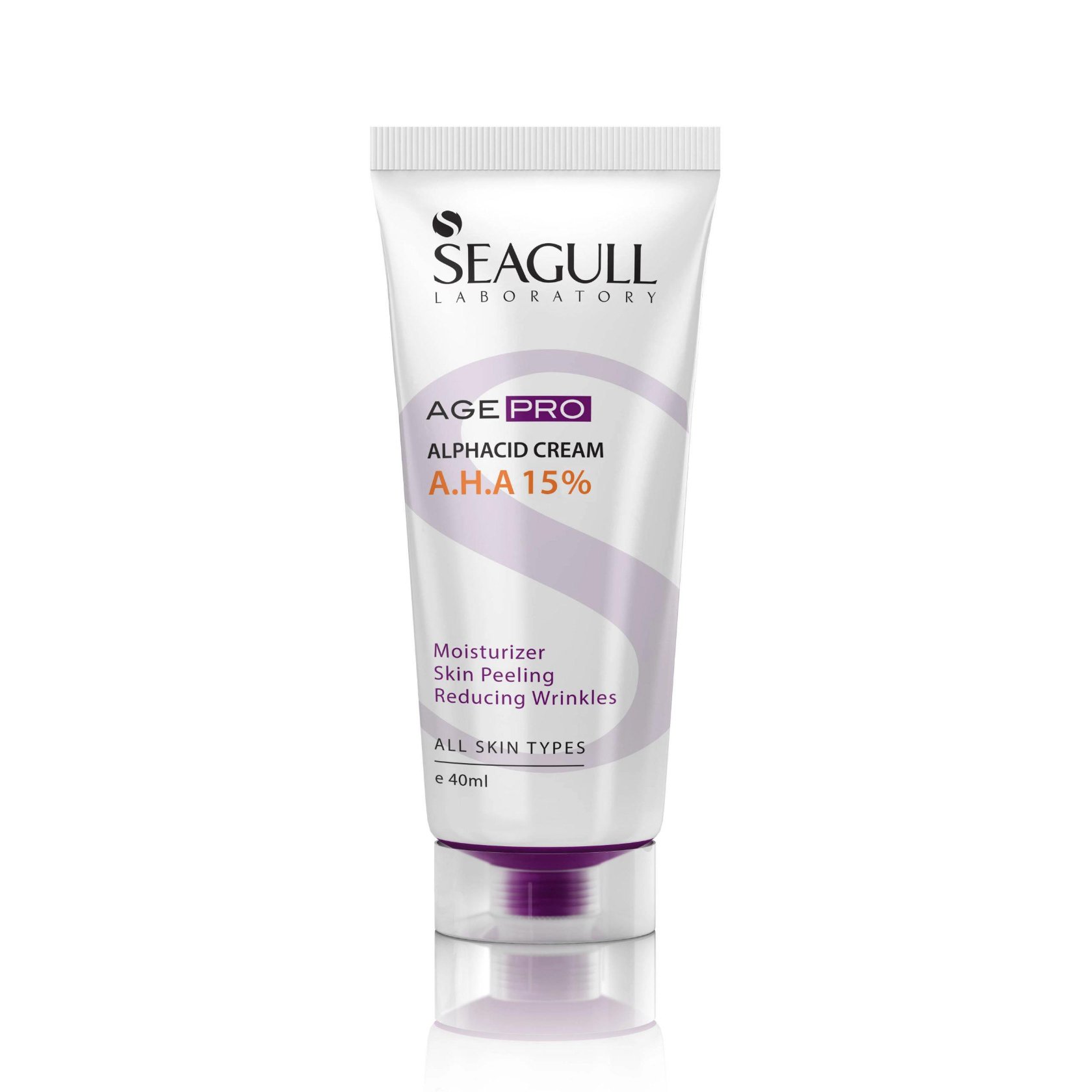 سی گل کرم آلفاسید لایه بردار حاوی آ اچ آ 15% ( 40 میلی )